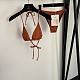 Chanel Timeless Terrakotta Triangle Bikini Set