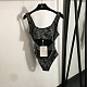 Chanel Classic CC Monogram Cut-Out One-Piece Swimsuit