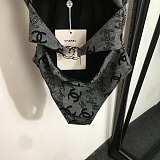 Chanel Classic CC Monogram Cut-Out One-Piece Swimsuit