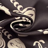 Chanel Crystal Embellishments Printed Long Dress