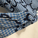 Gucci Bold GG Monogram Gingham Print Button-Up Shirt