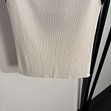 Gucci Classic Ribbed-Knit Cropped Tank Top with Contrast Trim