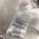 Gucci  Sheer GG Net-Lace Long-Sleeve Shirt with Camisole Set in White