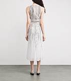 Multi Stripe Midi Dress