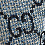 Gucci Bold GG Monogram Gingham Print Button-Up Shirt