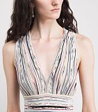 Multi Stripe Midi Dress