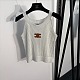 Celine Triomphe Rib-knit Tank Top.