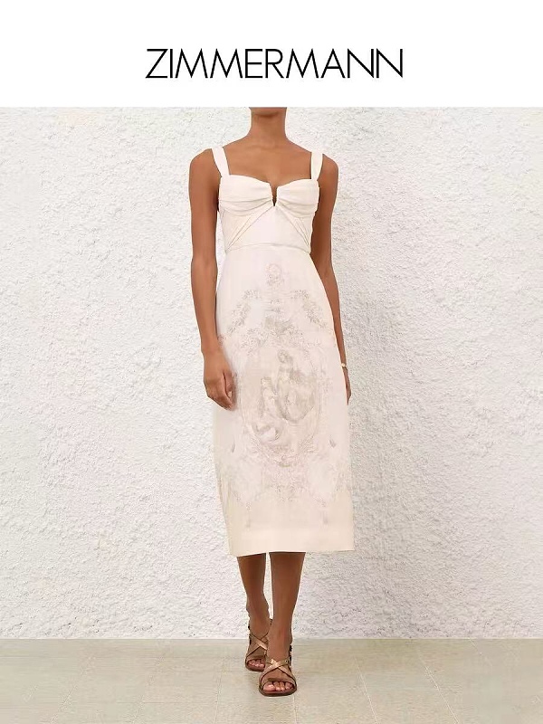 Zimmermann Drape Midi Dress