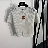 Celine Knit Short-sleeved Top