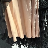 Fendi FF Tulle Bodysuit & Pleated Skirt