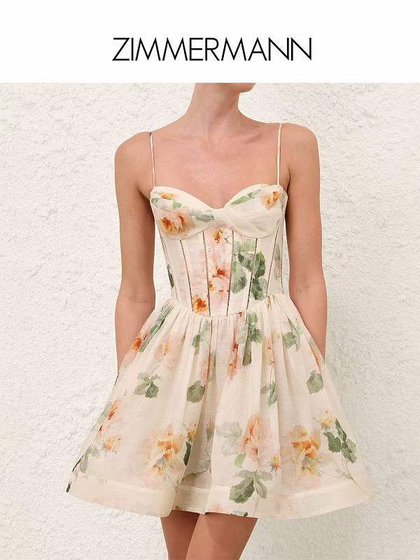 Zimmermann Carousel Corset Mini Dress