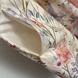 Zimmermann Rebellion Tie-detailed Printed Linen Midi Dress
