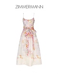 Zimmermann Natura Corset Midi Dress