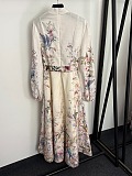 Zimmermann Rebellion Linen Button Midi Dress