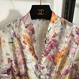 Zimmermann Natura Buttoned Mini Dress Kaleidoscope Garden