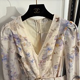 Zimmermann V-Neck Mini Dress