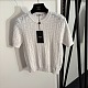 Fendi FF Open-Work Knit T-Shirt