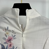 Zimmermann Rebellion Linen Button Midi Dress
