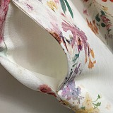 Zimmermann Natura Buttoned Mini Dress Kaleidoscope Garden