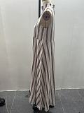 Striped Long Dress