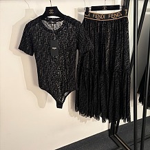 Fendi FF Motif Silk Shirt