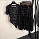 Fendi FF Tulle Bodysuit & Pleated Skirt