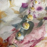 Natura Floral Linen Midi Dress