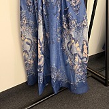ZIMMERMANN Rebellion Blue Midi Dress