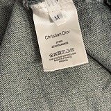 Dior Vintage Wash Denim Jacket with Embroidered Badge