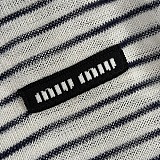 Miu Miu Striped Cotton Polo Shirt