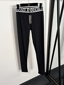 Versace Logo Band High-Waisted Leggings