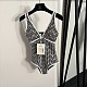 Chanel Monogram Jacquard One-Piece Swimsuit
