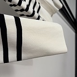Dior Striped Single-button Knit Cardigan