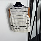 Miu Miu Striped Knit Vest