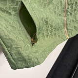 Dior Lightweight Hooded Windbreaker Jacket in Sage Green