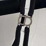 Dior Star Rhinestone Camisole with Metal Buckles