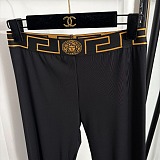 Versace Medusa Band High-Waisted Leggings
