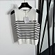 Dior Striped Knit Sleeveless Vest