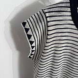 Miu Miu Striped Cotton T-shirt
