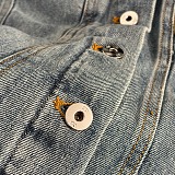 Dior Vintage Wash Denim Jacket with Embroidered Badge