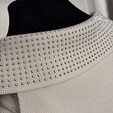 Chanel Halter-Neck Polo Knit Top
