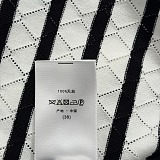 Dior Striped Pointelle Knit Long-Sleeve Sweater