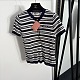 Miu Miu Striped Knit Top