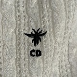 Dior Cable-Knit Polo Vest