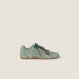 New Balance X Miu Miu 530 SL suede and mesh sneakers