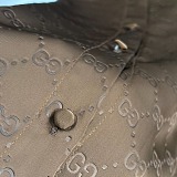 Gucci Interlocking G Belted Silk Satin Shirt Dress