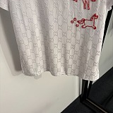 Gucci   Luxury White GG Monogram Jacquard Cotton Tee