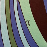 Pucci Green Iride-print Maxi Print
