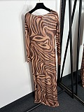 PUCCI Marmo printed mesh maxi dress