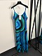 Pucci Green Iride-print Maxi Print